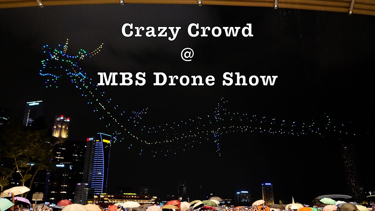 China new year's drone show